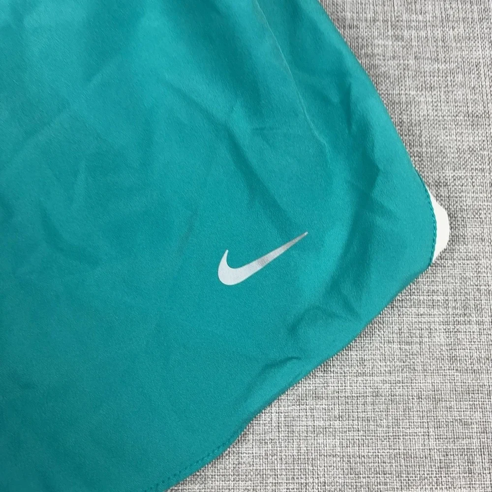 Nike Dri-Fit Running Shorts Mens Large Green Lined 4 Inseam Athletic 320839-384
